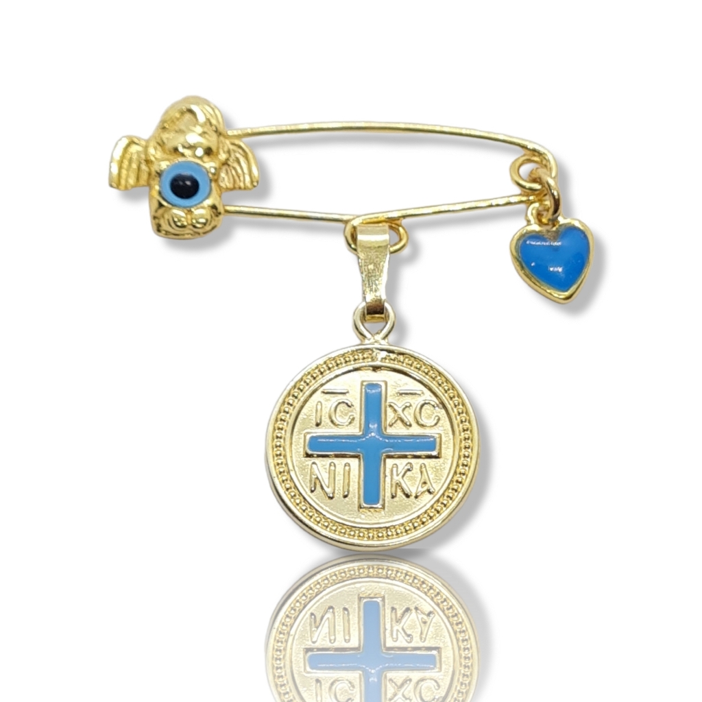 Παιδικό φυλαχτό απο ασήμι 925° επιχρυσωμένο (code L002413)